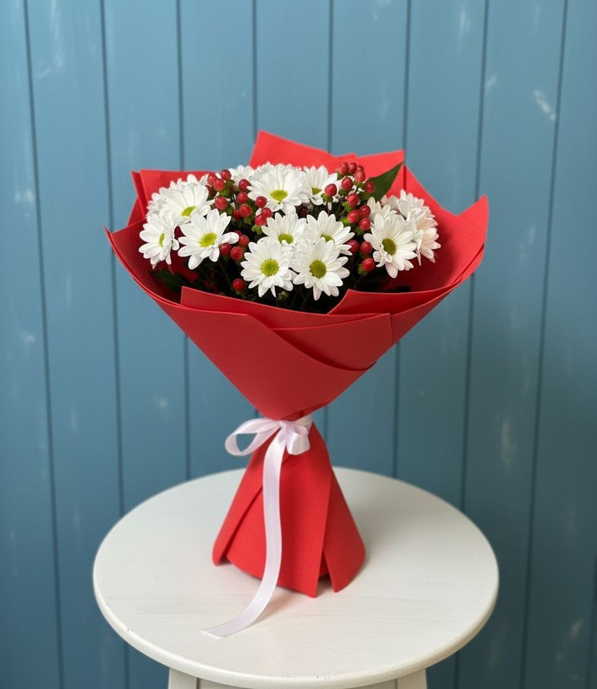 Букет цветов из: Хризантемы в Костерево