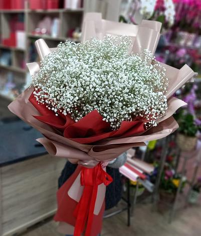 Букет цветов из: Гипсофила в Костерево