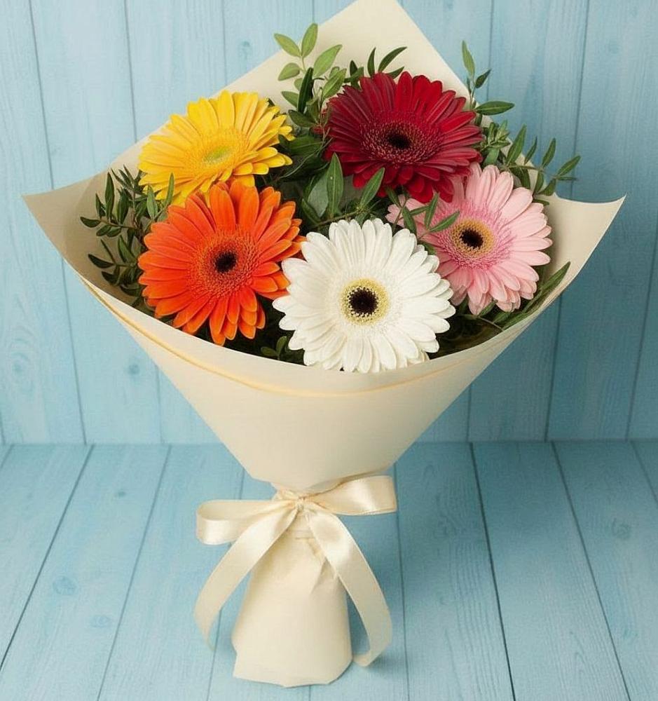 Букет цветов из: Герберы в Костерево