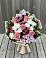 Букет цветов из: Альстромерии, Гвоздики, Розы и Хризантемы в Костерево