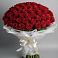 Букет 101 Красная роза Блэк Мэджик в Костерево
