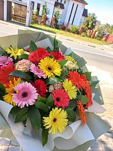 Букет цветов из:  Герберы #REPLACE_PRED# Костерево
