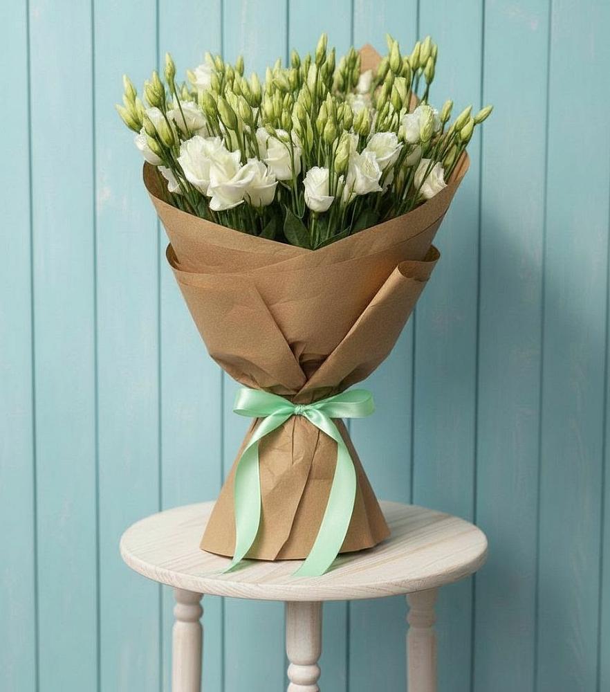 Букет цветов из: Лизиантусы в Костерево