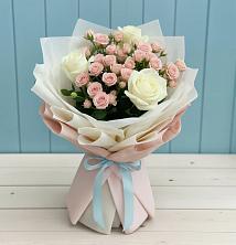Букет цветов из:  Розы в Костерево