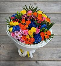 Букет цветов из:  Розы и Хризантемы в Костерево