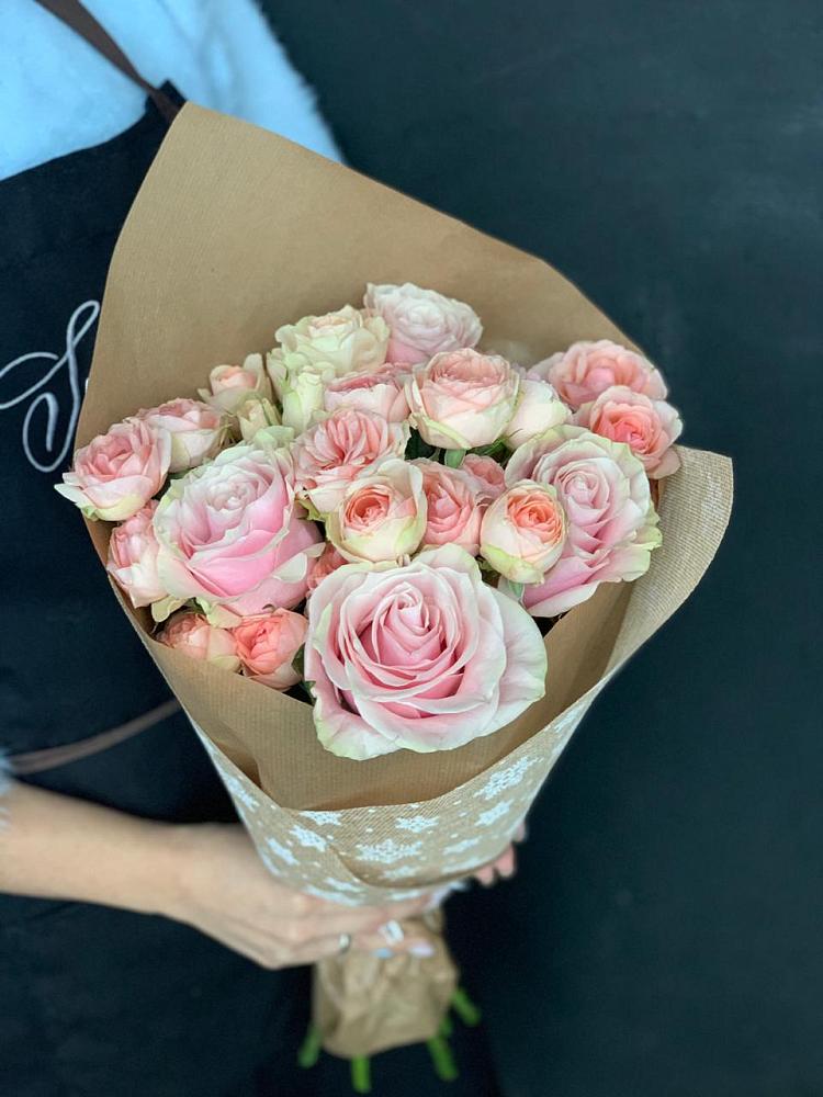 Букет цветов из: Хризантемы и Розы в Костерево