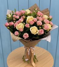 Букет цветов из:  Розы в Костерево