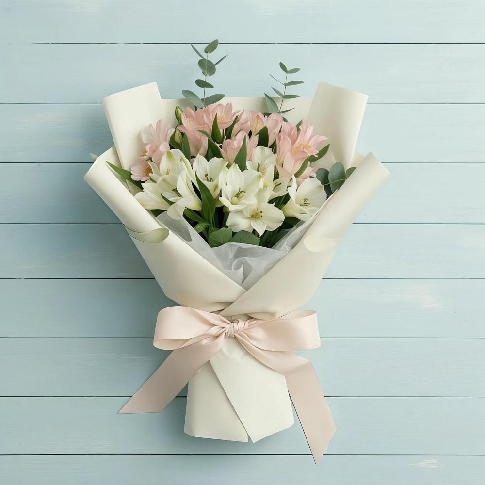 Букет цветов из: Альстромерии в Костерево