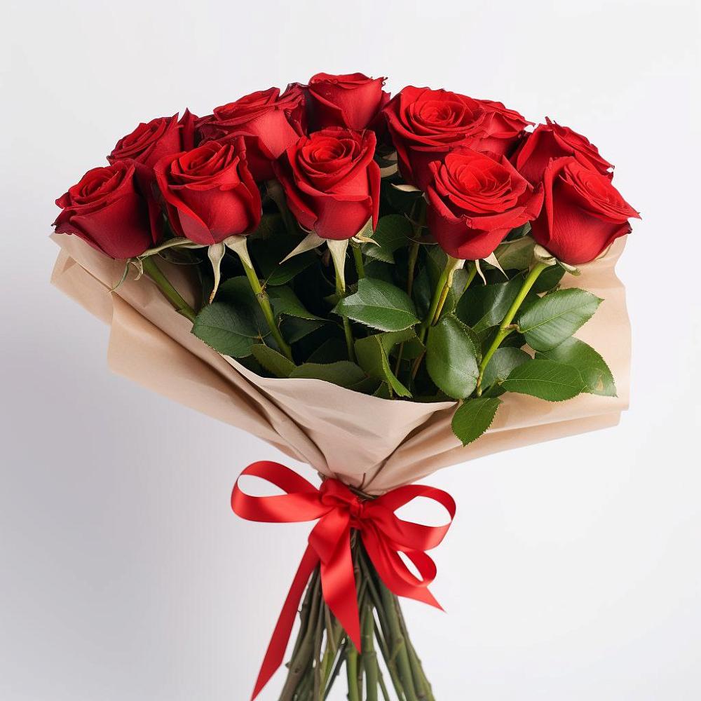 Букет 11 Красных роз Эдлесс Лав в Костерево